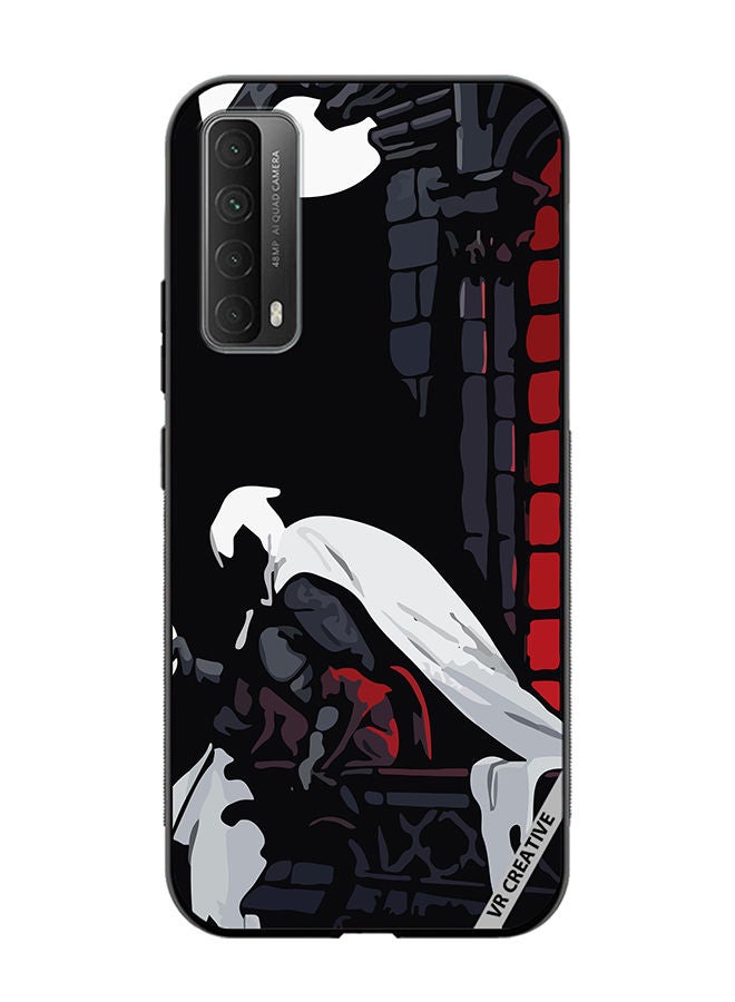 VR CREATIVE Protective Case Cover For Huawei Y7a Moon Knight Design Multicolour - Image 1