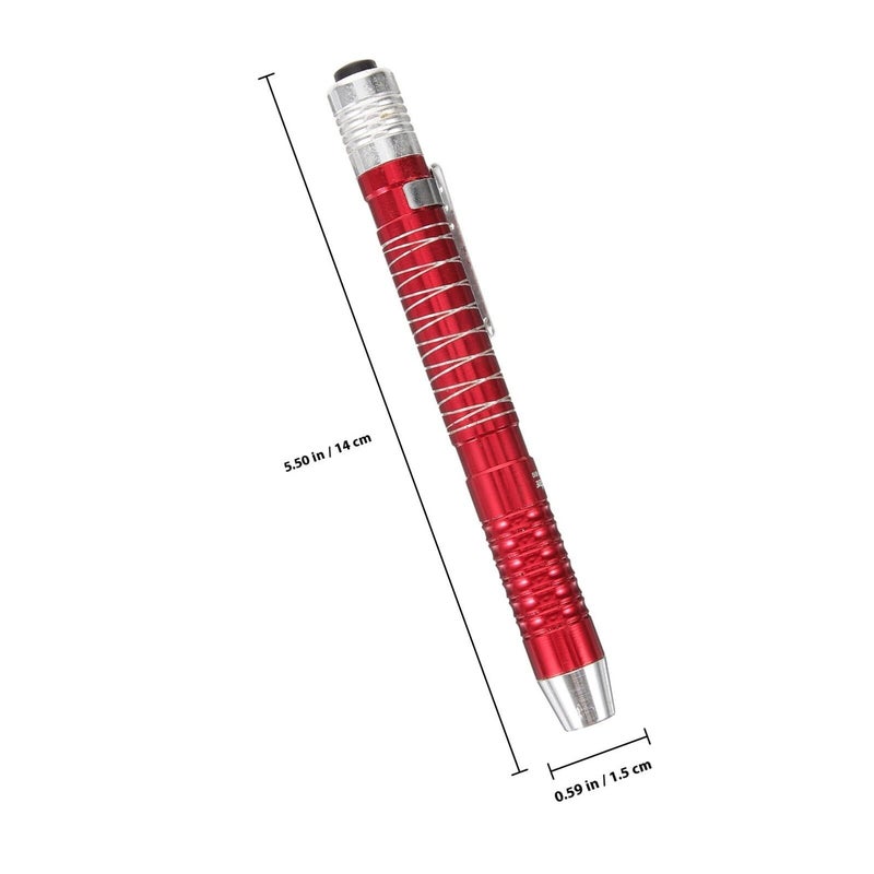 2pcs Nursing Pen Lights LED Medical Flashlight Small Pocket Sized Aluminum Alloy Diagnostic Light for Hospital Students - Image 3