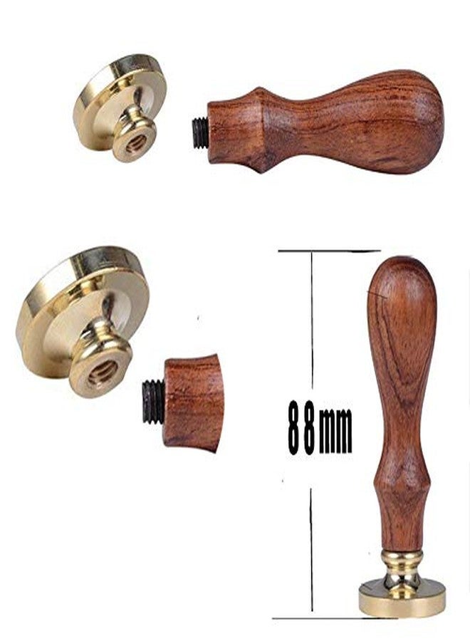 YGHM ختم شمع التنين، ختم شمع بمقبض من خشب الورد الطبيعي من YGHM - Image 2