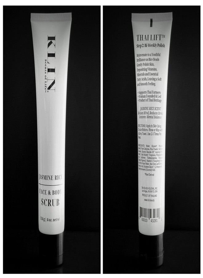 كلين مقشر الوجه والجسم بالأرز والياسمين من كلين 114 غرام | 4 أونصة - تقنية التاي ليفت™ الخطوة 2: تقشير كل أسبوعين - Image 5