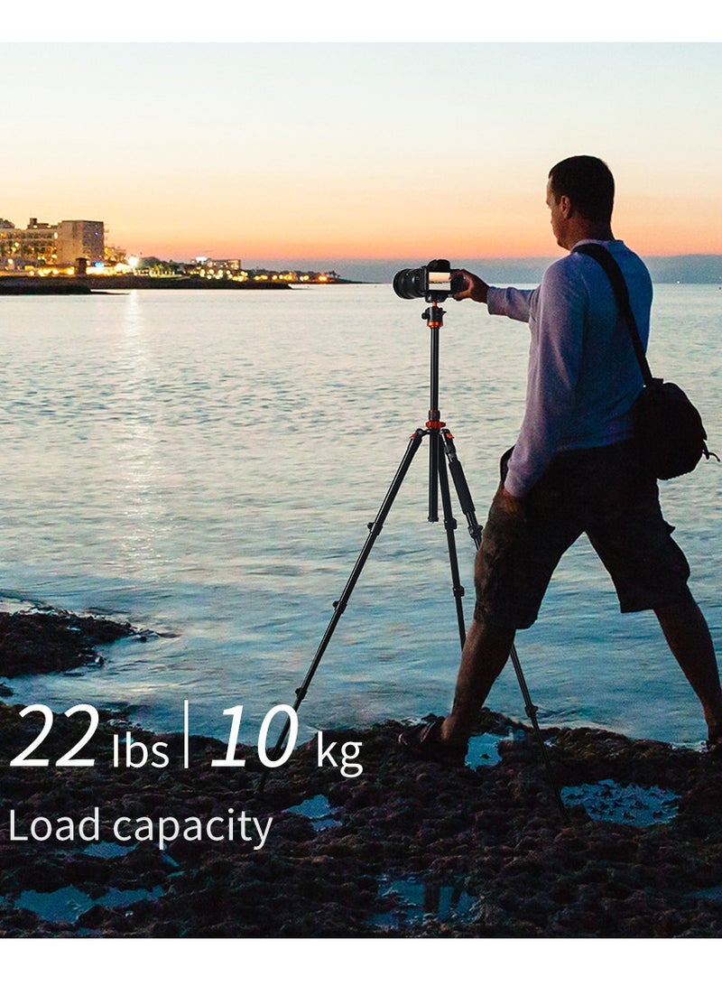 كيه آند إف كونسبت كاميرا رقمية للاستخدام أثناء السفر مع حامل ثلاثي القوائم وحامل أحادي مصنوع من سبائك المغنيسيوم والألمنيوم - Image 5