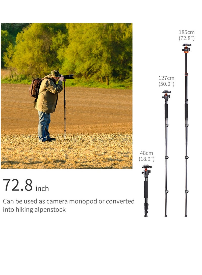 كيه آند إف كونسبت كاميرا رقمية للاستخدام أثناء السفر مع حامل ثلاثي القوائم وحامل أحادي مصنوع من سبائك المغنيسيوم والألمنيوم - Image 4