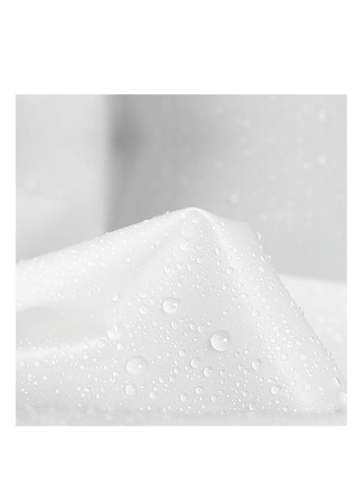 ECVV معطف مطر ECVV بونشو للرجال والنساء، جاكيت مطر EVA مقاوم للماء خفيف الوزن مع أغطية للرأس وأكمام، معدات مطر قابلة لإعادة الاستخدام للسفر - مقاس واحد - Image 5