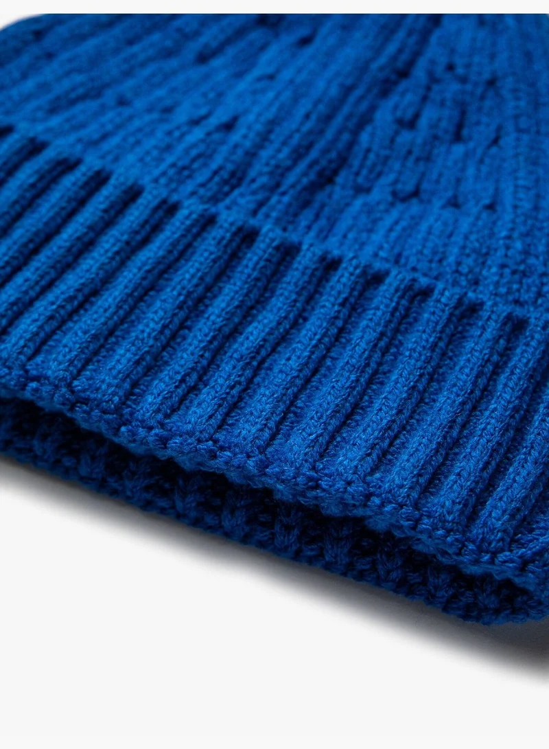 KOTON Knitted Ribbed Gloves