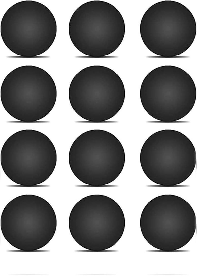 LeFix 12 x Rubber Silicone Feet DotDiameter0575inch146mm with AdhesiveCompatible with DELLAsusLenovoHP LaptopComputer CaseKeyboard RiserAppliance FeetMultiple PurposeBlack