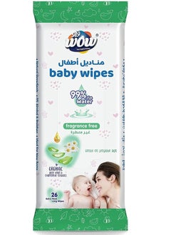 Baby Wipes Fragrance Free 26 Sheets