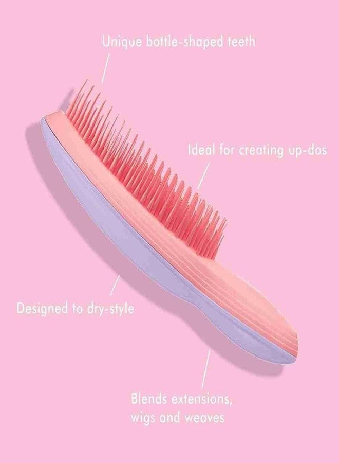 JAMBUVANTI 1Pack, New Ultimate Detangler Hairbrush, Eliminates Knots & Reduces Breakage for All Hair Types, Regular & Travel-Size - Eco-Friendly Detangling Brush. - Image 4