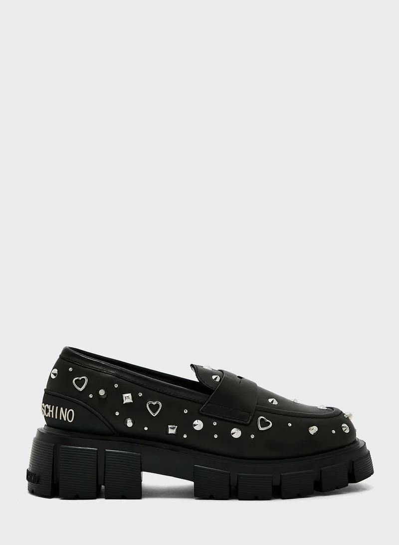 Love Moschino Winter Tassel Espadrilles