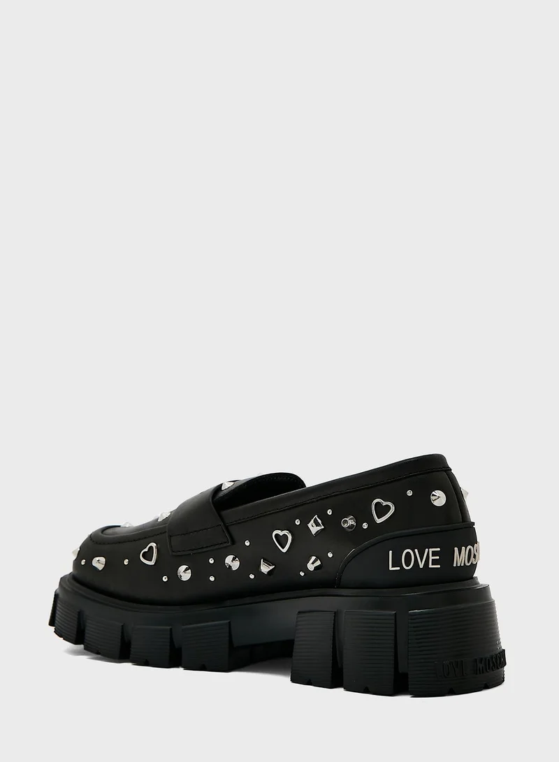 Love Moschino Winter Tassel Espadrilles