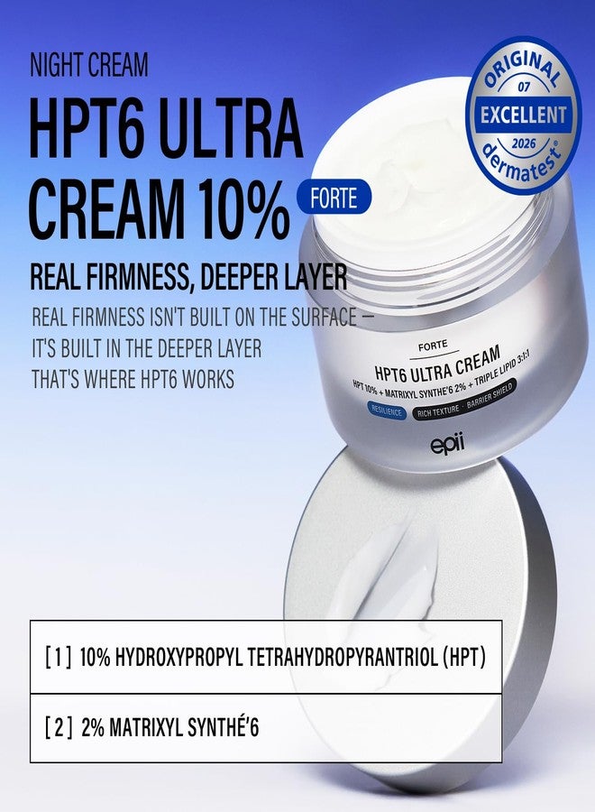 epii HPT6 10% Ultra Cream & Serum Set - Anti Aging Skincare Set with HPT Complex 10% & Matrixyl Synthe'6 2% - Firming Face Moisturizer + Peptide Face Serum for Wrinkles, Elasticity & Hydration - Image 4