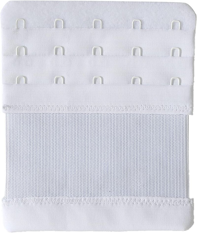 SAMGU Store Women's Bra Extenders 2 Hook / 3 Hook / 4 Hook / 5 Hook / 6 Hook, Soft Stretchy Back Bra Extension Strap - Image 2