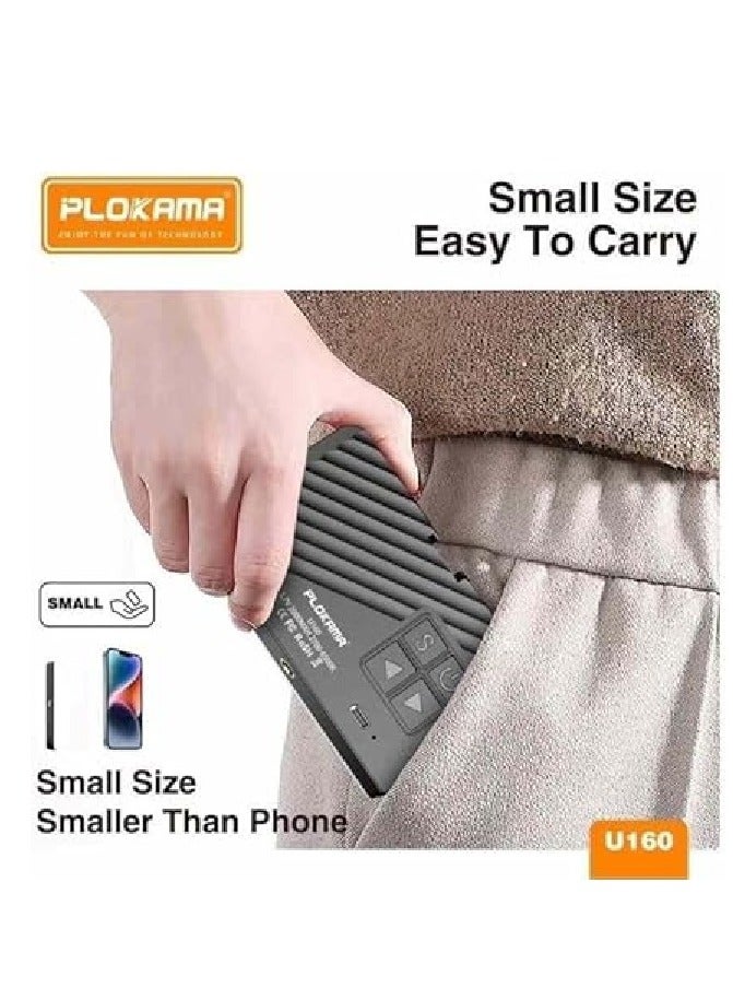 PLOKAMA U160 LED Light - 360 Degree Rotation - 3 Powerful Colors - Camera/Mobile/PC Mount/Outdoor Lamp for All Content Creators - Black - Image 5