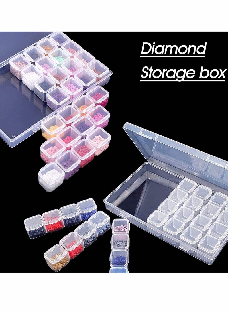 Diamond Painting Tool Kit with Red Roller and Storage Box, Perfect for Kids and Adults DIY Art Projects - Image 2