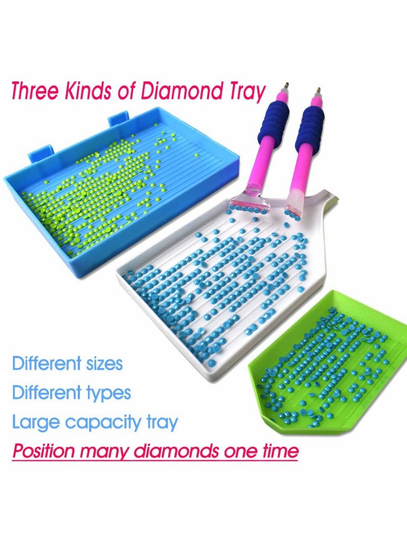 Diamond Painting Tool Kit with Red Roller and Storage Box, Perfect for Kids and Adults DIY Art Projects - Image 4