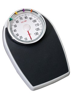 CAMRY Camry Manual Weighing Scale - Black, Mechanical Bathroom Scale – Body Weighing Scales, 130 KG Capacity, Easy Read Dial, Rotating Pointer, Large Platform, For Weight/Fitness, No Battery Required 