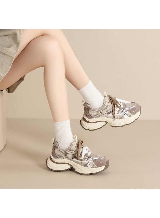 ZHR Counter Same Style】academic Casual Sports Shoes For Women, Autumn 2025 New Collection Platform Sneakers, Dad Shoes For Women - Image 4