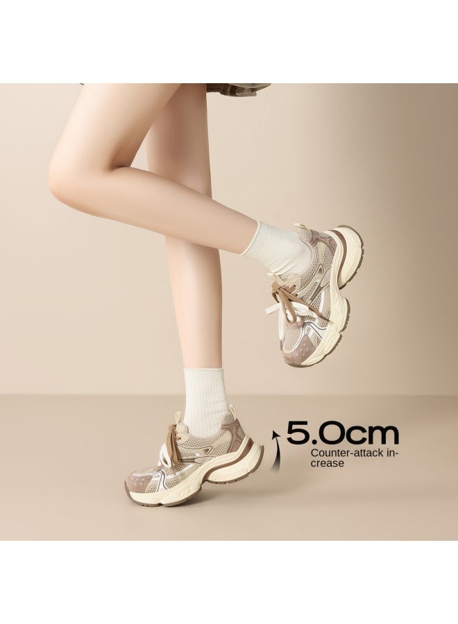 ZHR Counter Same Style】academic Casual Sports Shoes For Women, Autumn 2025 New Collection Platform Sneakers, Dad Shoes For Women - Image 5