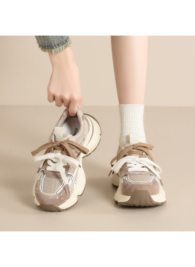 ZHR Counter Same Style】academic Casual Sports Shoes For Women, Autumn 2025 New Collection Platform Sneakers, Dad Shoes For Women - Image 3