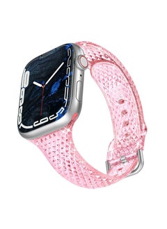 Apple Watch Strap 42/44/45/49mm Transparent Sport Band for Apple iWatch SE & Series Ultra2/Ultra/9/8/7/6/5/4/3/2/1 Replacement Adjustable Wearable WristBands