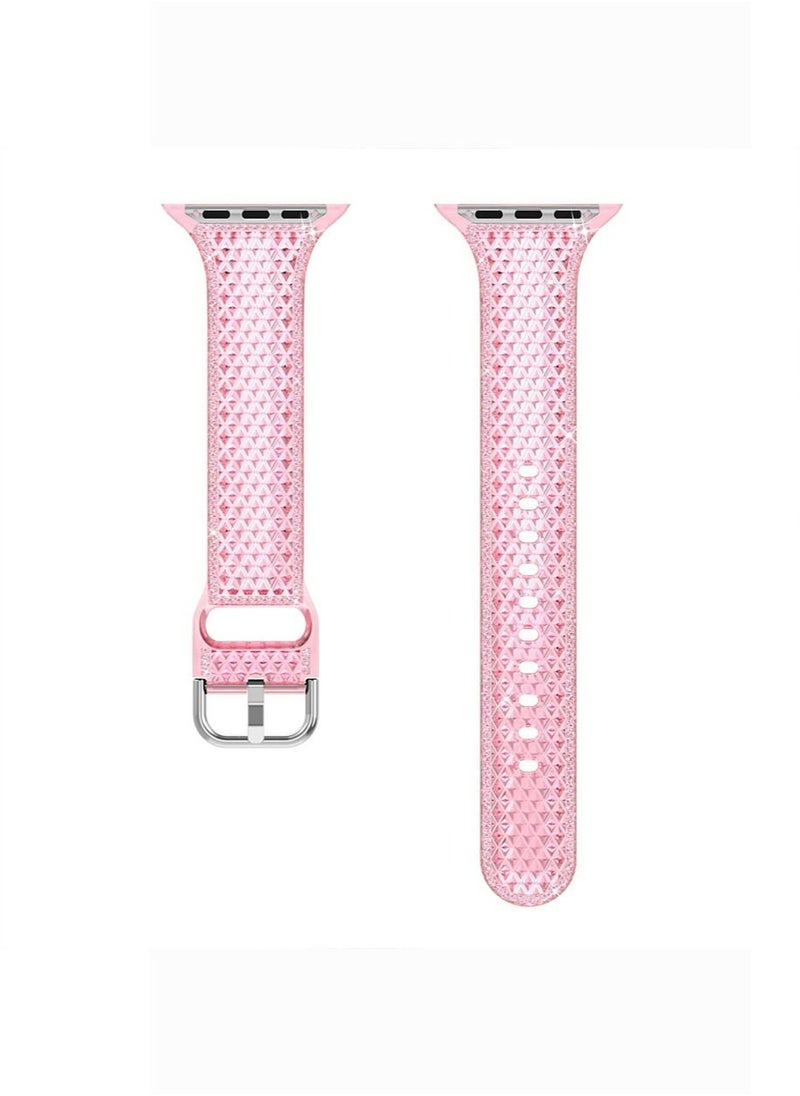 Generic - Apple Watch Strap 42/44/45/49mm Transparent Sport Band for Apple iWatch SE & Series Ultra2/Ultra/9/8/7/6/5/4/3/2/1 Replacement Adjustable Wearable WristBands - Image 1