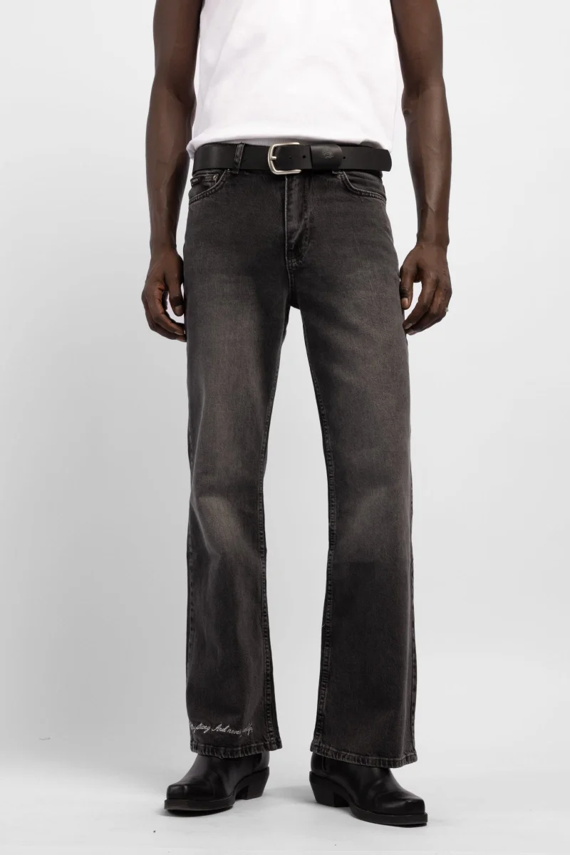 Catch Wide Leg Jeans with Embroidered Detail