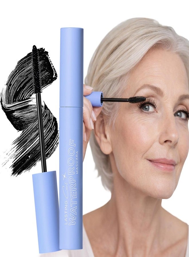 Jutqut Mascara for Older Women 60 Plus, Tubing Black Mascara, Volume and Length for Mature Women with Thinning Lashes & Sensitive Eyes, Non Clumping, Smudge Resistant, Long Lasting, Warm Water Removal - Image 1