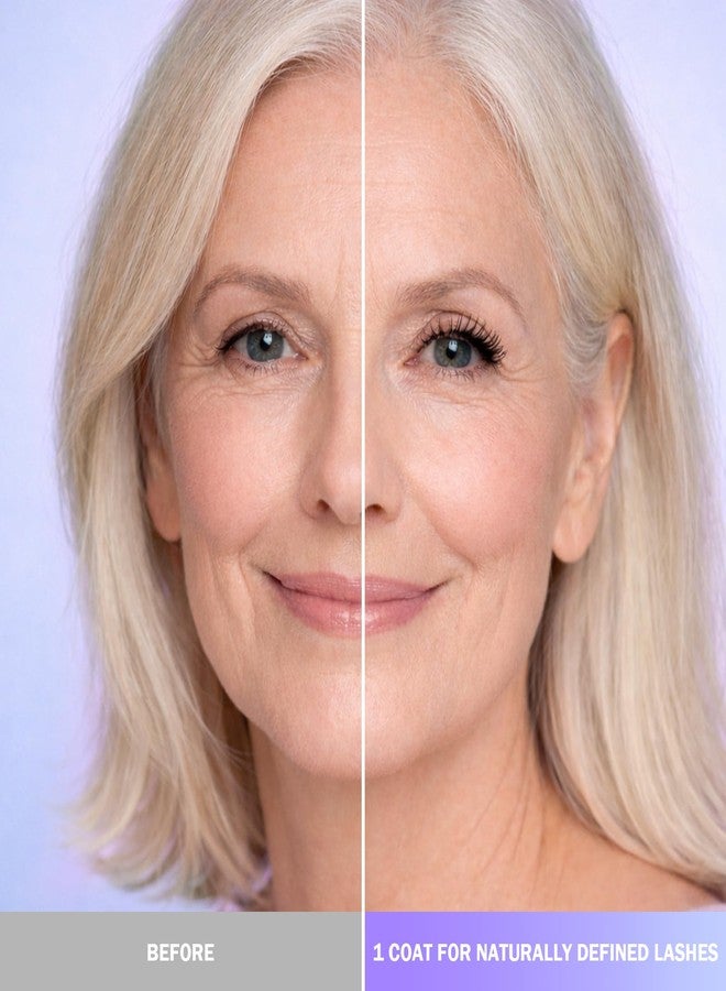 Jutqut Mascara for Older Women 60 Plus, Tubing Black Mascara, Volume and Length for Mature Women with Thinning Lashes & Sensitive Eyes, Non Clumping, Smudge Resistant, Long Lasting, Warm Water Removal - Image 2