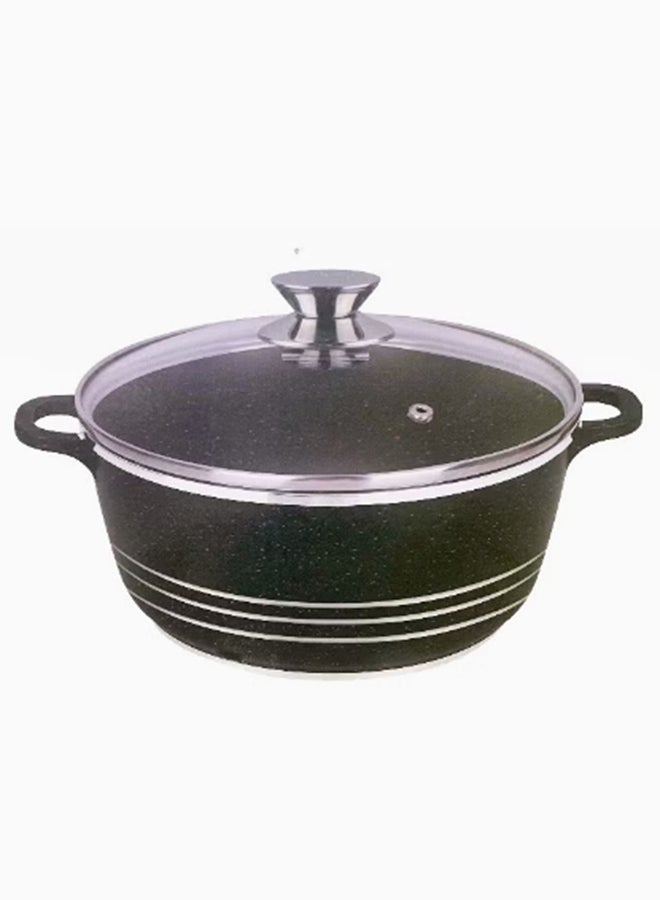 DESSINI Dessini Granite Casserole Cooking Pot 36Cm- Pfoa Free Oven Safe-Multi Layer Non Stock Coating-Dishwasher Safe 