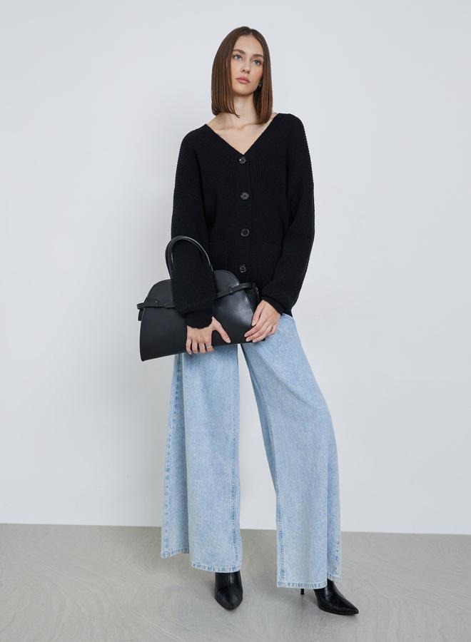 ستايلي كارديجان محبوك شانكي بقصة واسعة - Image 2