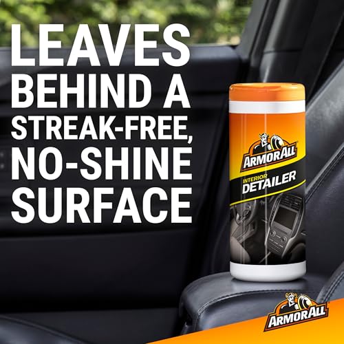 ARMOR ALL مناديل تنظيف السيارات من أرمور أول، مناديل داخلية للسيارة لإزالة الأوساخ والغبار، 25 قطعة - Image 4