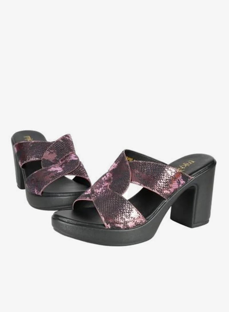 Michelle Morgan Purple 092-2940 Michelle Morgan Ladies High Heel Sandals 414RJ43G Purple for Women | Best Price UAE