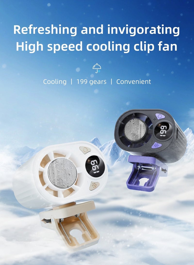 Ding Zap An upgraded portable waist-mounted fan with a cooling system that provides rapid cooling. It can be used as a desk fan, handheld fan or ceiling fan, and comes with a sturdy clip. Ideal for use in the office, on golf buggies, in pushchairs, whilst travelling, camping, at the gym and in many other settings - Image 5