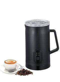Generic Milk Frother, 4-in-1 Electric Milk Steamer, 350ml Automatic Hot and Cold Foam Maker and Milk Warmer for Latte, Cappuccinos, Macchiato, 400W(Black)  - Image 1