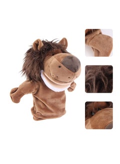 NIBEMINENT Hand Puppet, Plush Lion Animal Toys for Imaginative Pretend Play Stocking Storytelling, Figure Finger Doll Parent-Child Interactive Toy Gift Storytelling Teaching Preschool Role  - Image 5
