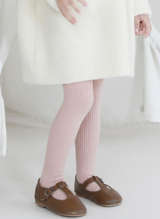 Mini Angel Baby Tights 12-24 Months Toddler Ribbed Knit Leggings Cotton Stockings Pantyhose 6 Pack (Mix Set,M) - Image 4