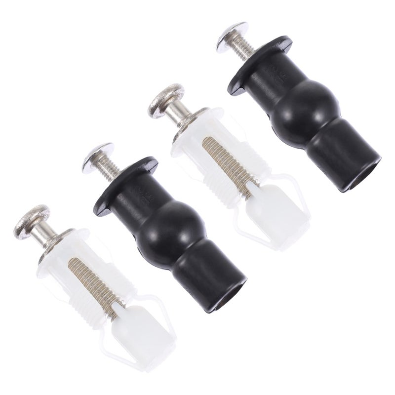4 Pcs Durable Toilet Seat Hinge Bolts And Screws Easy Installation For Standard Lids - Image 2
