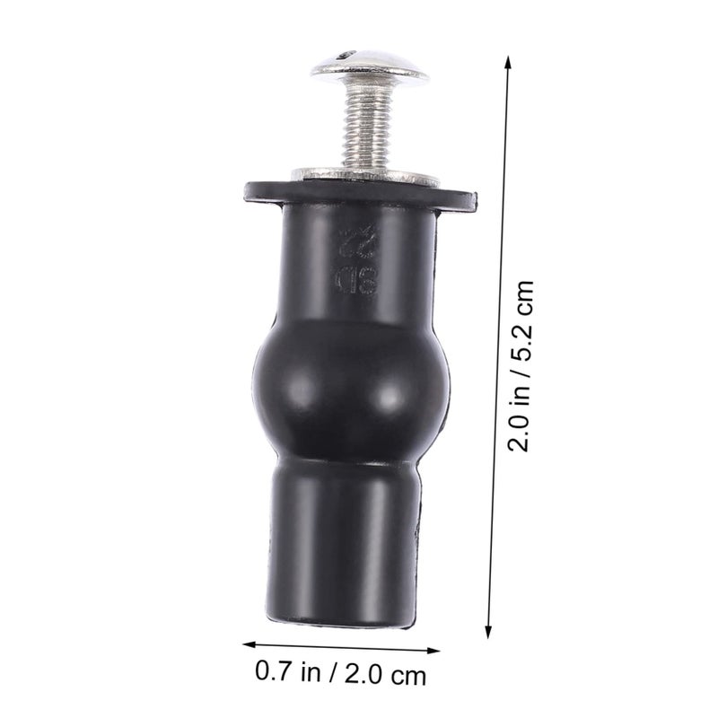 4 Pcs Durable Toilet Seat Hinge Bolts And Screws Easy Installation For Standard Lids - Image 3