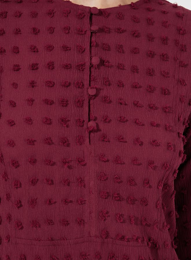 جلابية بخيوط دوبي مع ازرار