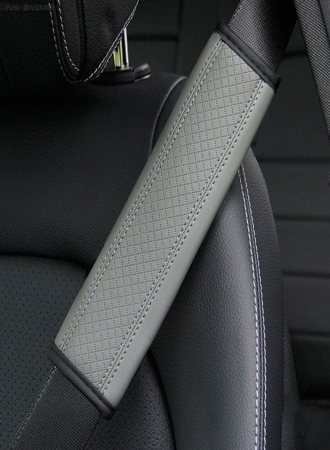BAGILO Car Seat Belt Shoulder Pad Cover Car Safety Belt Pad (Grey) - Image 1