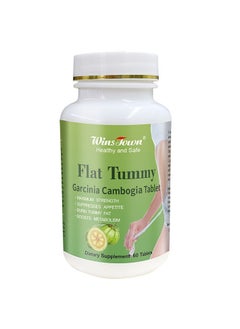 Winstown Slim Flat Tummy Tablets, Flat Tummy Garcinia Cambogia Tablets, Safe Anti Aging Weight Loss Pills, Beauty Slim Weight Loss Tablets For Fat Burn And Body Slimming, (60 Tablets)  - Image 1