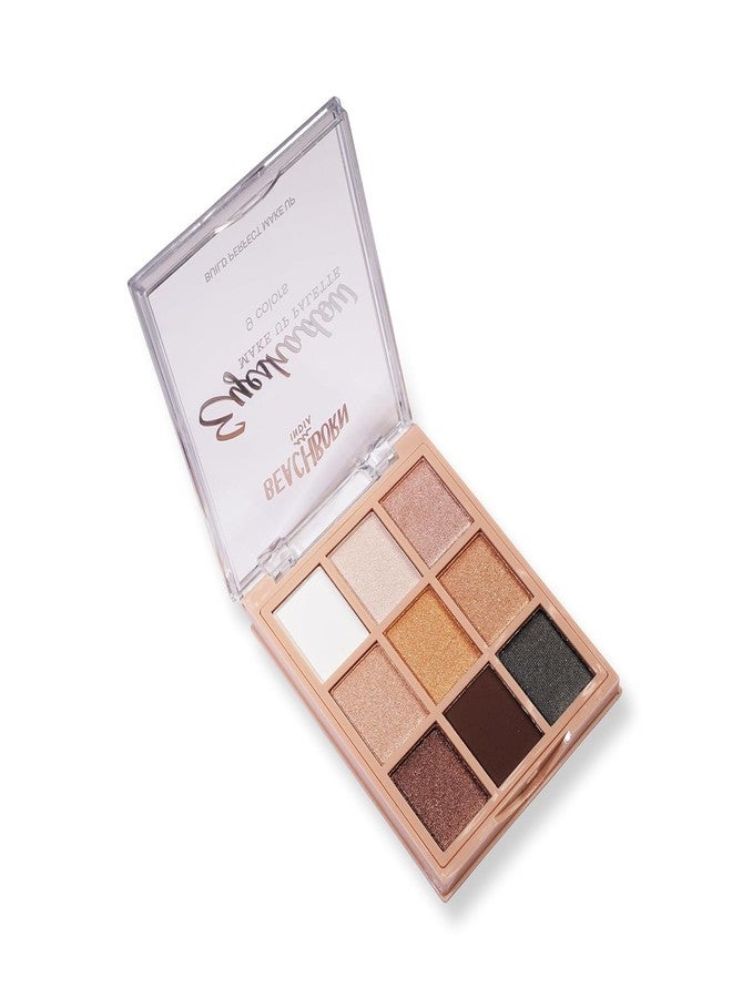 BEACHBORN Professional Makeup Eyeshadow Palette (Multicolor)| Matte| Shimmer | Beginner Friendly & Long Lasting Eye Shadow Palette | All In One Makeup Palette 9 Color Pallete (BBI-02-02 SHADE NO.1,12.6g) - Image 1
