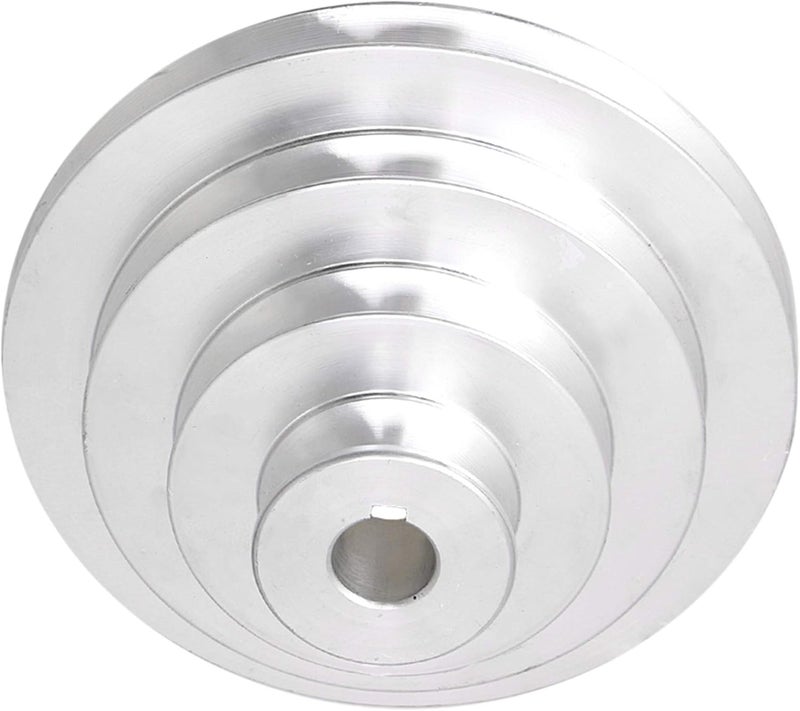 CNBTR 16mm Bore Aluminum A Type 4 Step Pulley Wheel for V-Belt Timing Belt (Outer diameter: 41, 70, 99, 130mm) - Image 2