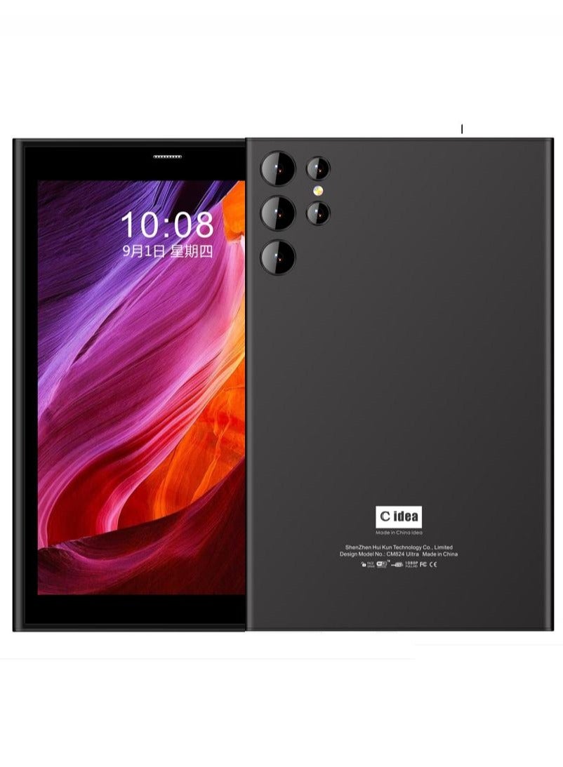CM824 Ultra 8-Inch Smart Kids Tablet Single SIM 8GB RAM 512GB 5G Black - International Version