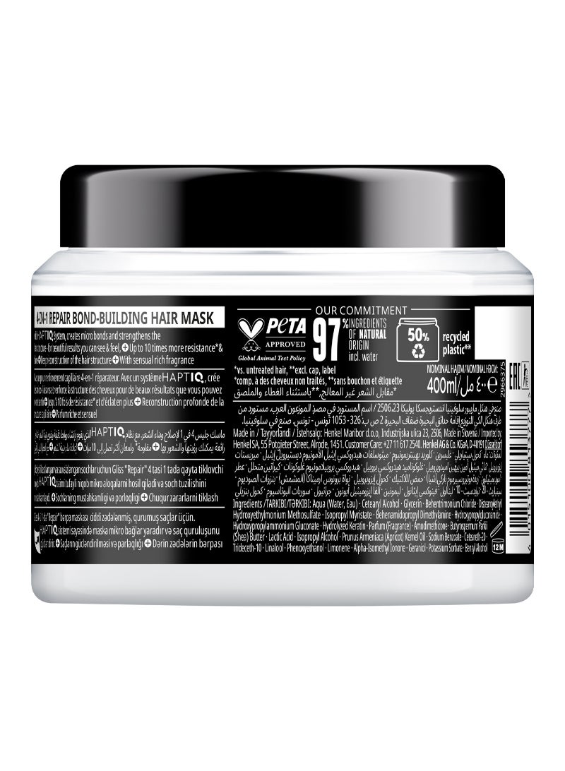 Schwarzkopf Gliss 4in1 Repair Bond-Building Hair Mask 400 ml - Image 2