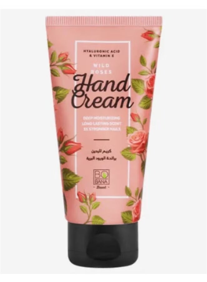 بوبانا Bobana Hand Cream With Wild Roses, 50 ml - Image 4