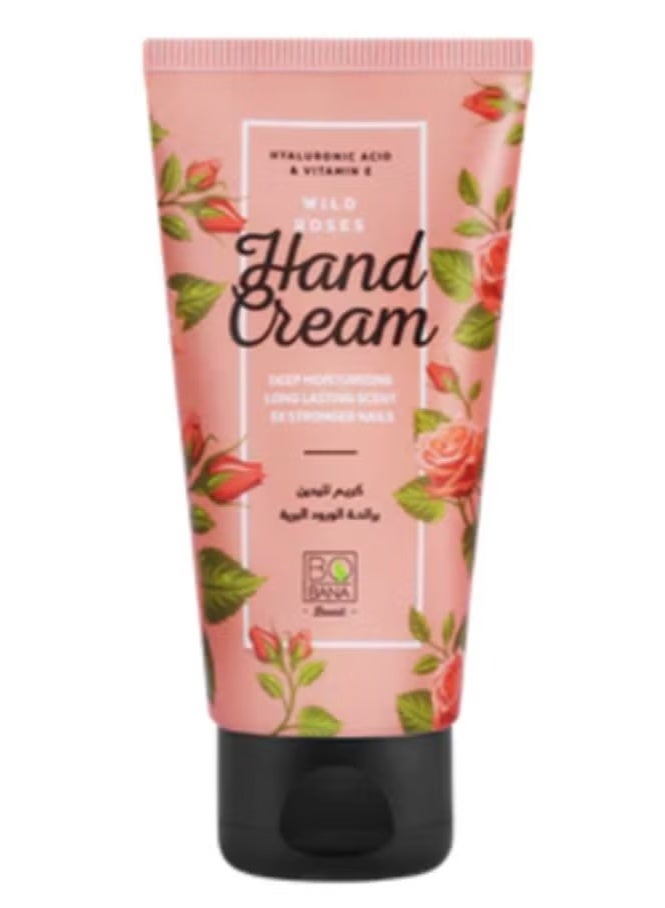 بوبانا Bobana Hand Cream With Wild Roses, 50 ml - Image 3