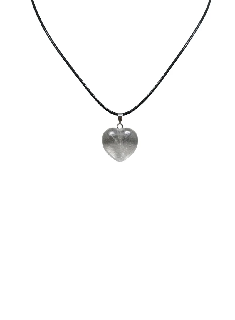 British Fossils عقد هدية الطبيعة بالكوارتز