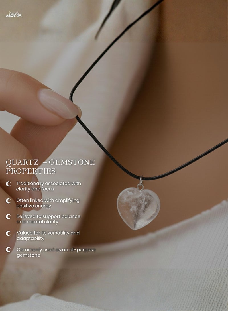 British Fossils Natures Gift Necklace Quartz - Image 5