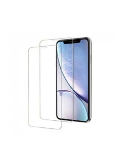 2-Piece Tempered Glass Screen Protector Set For Apple iPhone 11 Clear