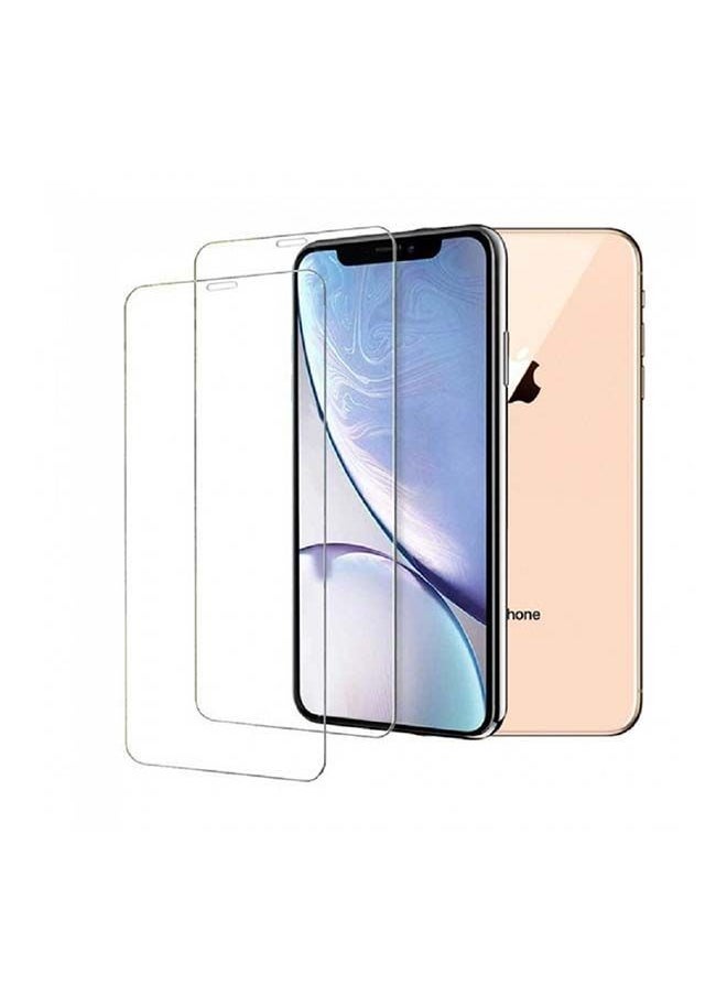 Generic - 2-Piece Tempered Glass Screen Protector Set For Apple iPhone 11 Clear - Image 1